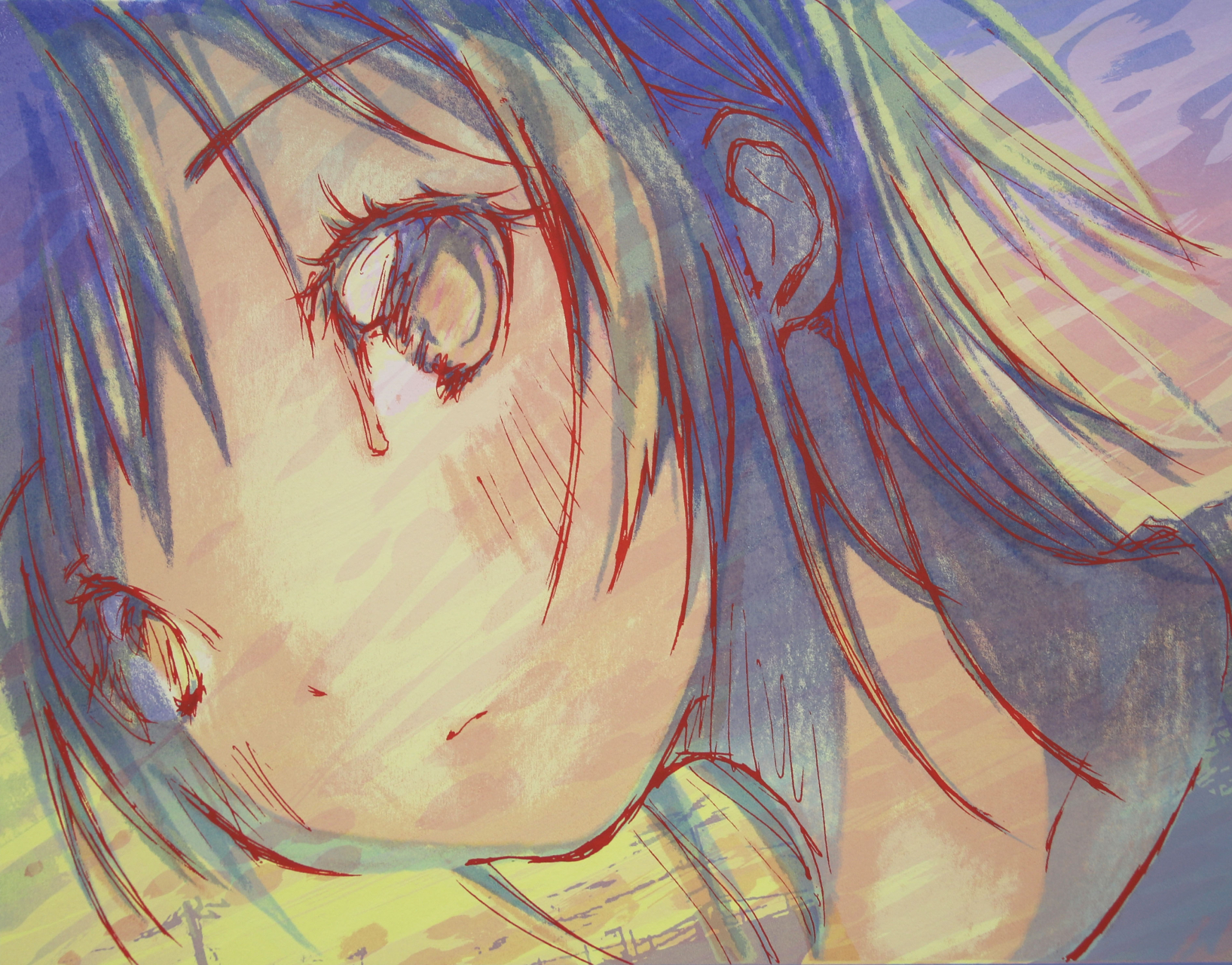 Re:夜明けが呼んでる - シルクスクリーン、いづみ by 万 糸吉 | aL【アエル】