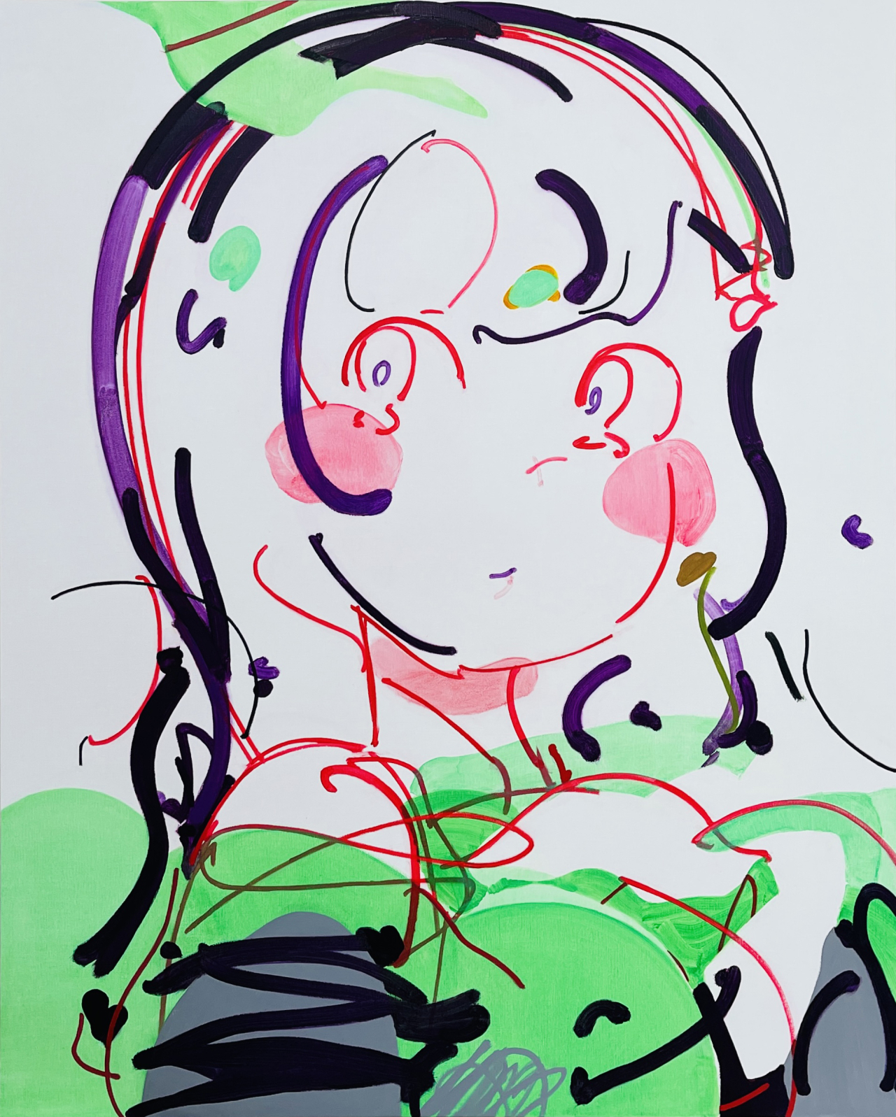 Untitled (Fiore) - キャンバスに油彩 by Sunkissed | aL【アエル】