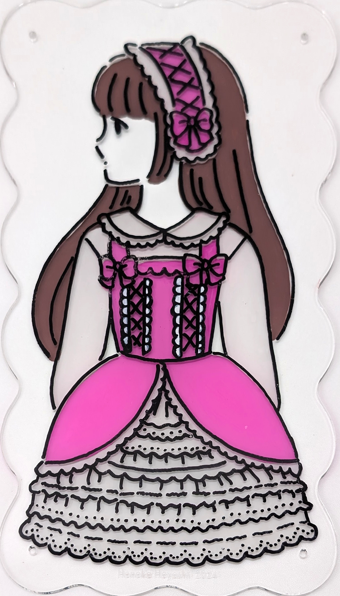 lolita girl -pink- - アクリル板、ペン by 林 ホノカ | aL【アエル】