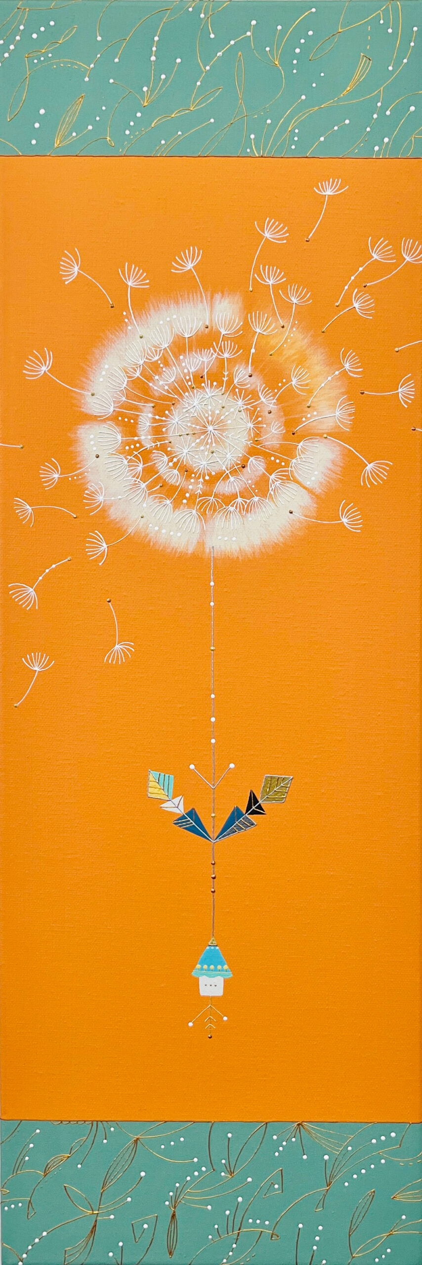 soar high – sunset – - キャンバス・アクリル絵具、顔料 by あおきさとこ | aL【アエル】