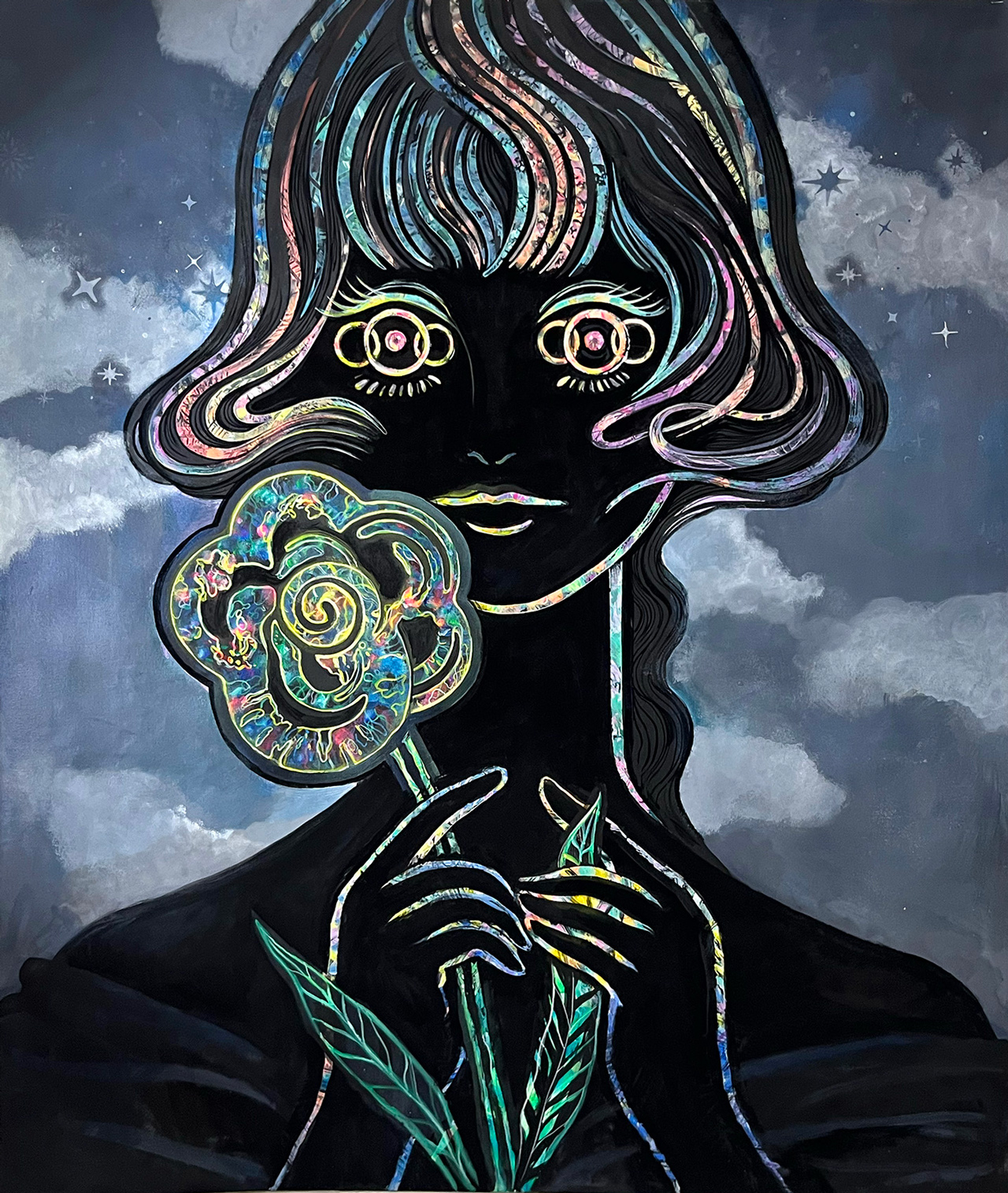 光の根-you- - キャンバス、アクリル絵具 by ◯hiromi | aL【アエル】