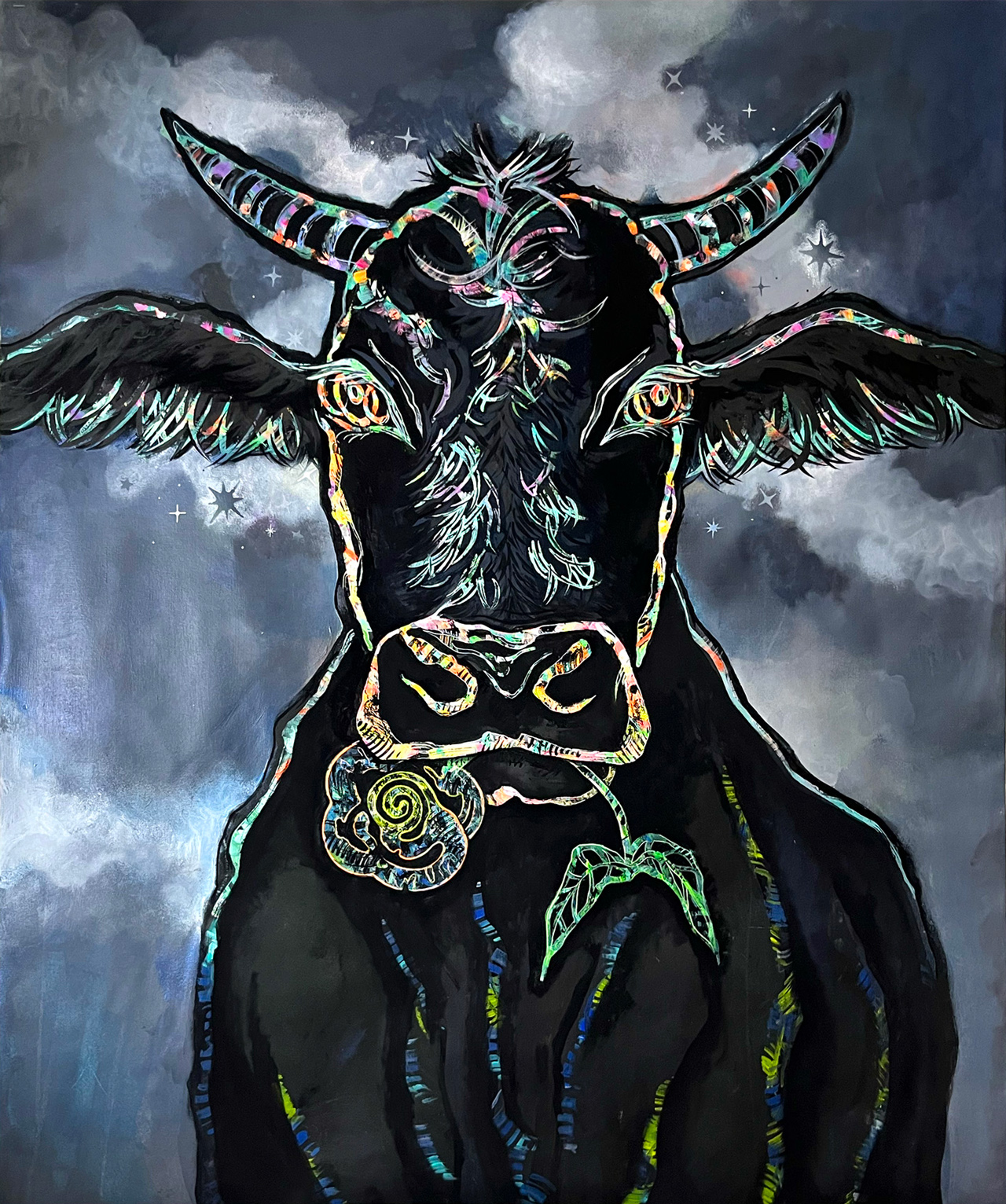 光の根-moo- - キャンバス、アクリル絵具 by ◯hiromi | aL【アエル】