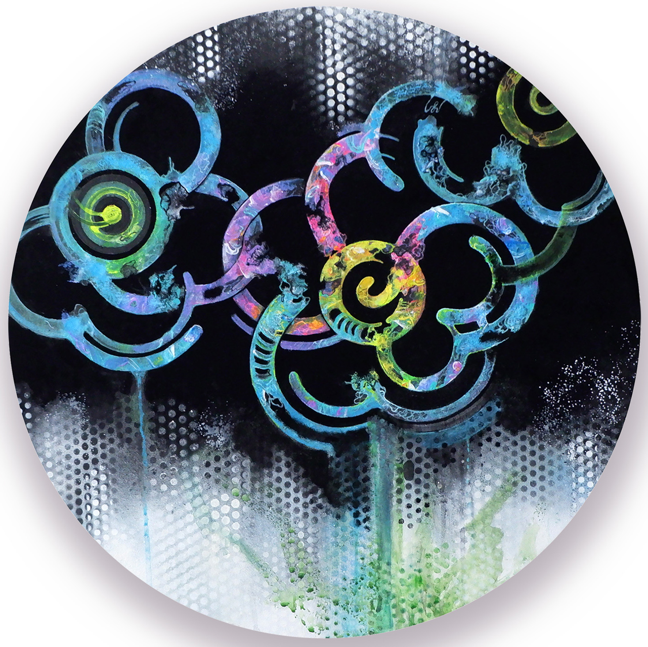 Justice never can be one. - キャンバス・アクリル絵具、顔料 by ◯hiromi | aL【アエル】