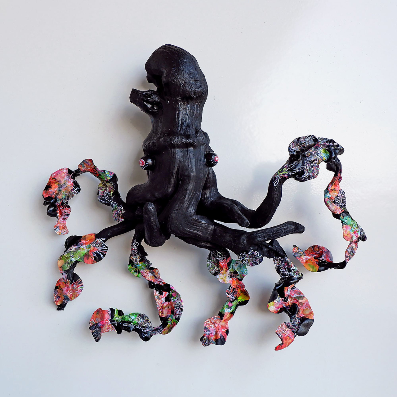 TAKO - 流木、紙、樹脂粘土、ワイヤー、アクリル絵具、顔料 by ◯hiromi | aL【アエル】