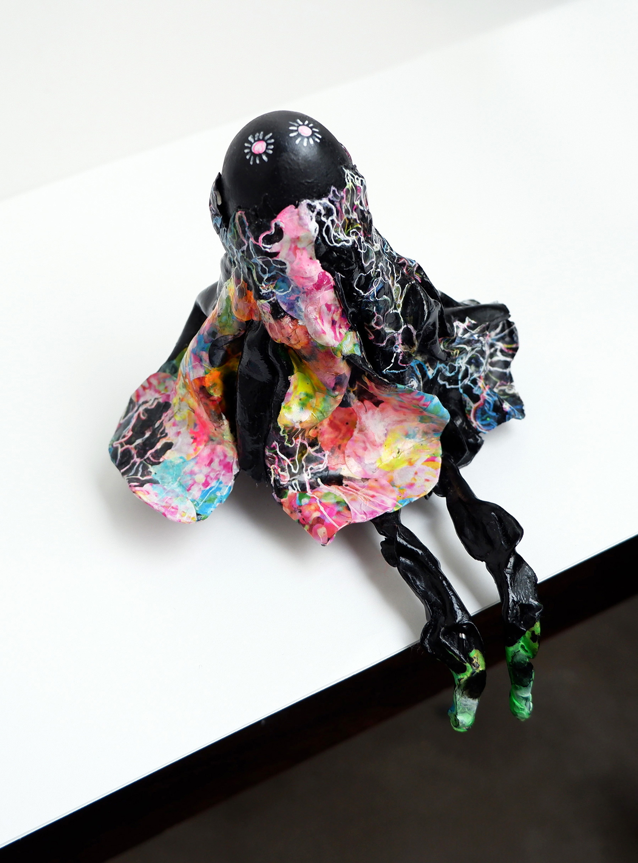 小さい妖精 - 石粉粘土、ワイヤー、アクリル絵具、顔料 by ◯hiromi | aL【アエル】