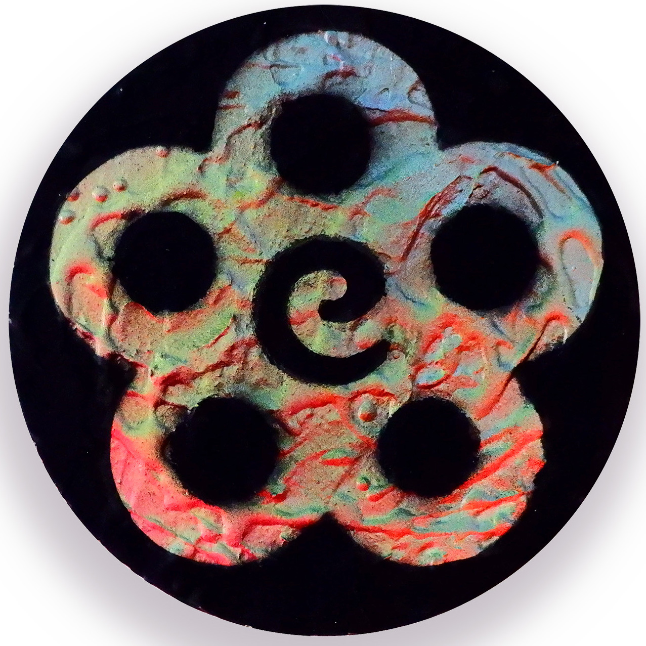 hanamaru -e- - キャンバス、アクリル絵具、顔料 by ◯hiromi | aL【アエル】