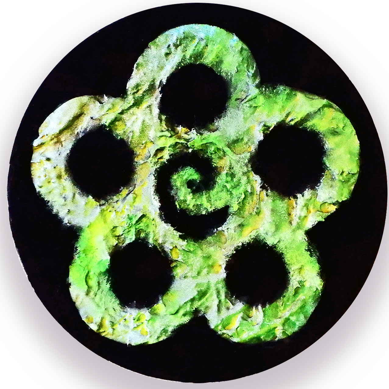 hanamaru -f- - キャンバス、アクリル絵具、顔料 by ◯hiromi | aL【アエル】