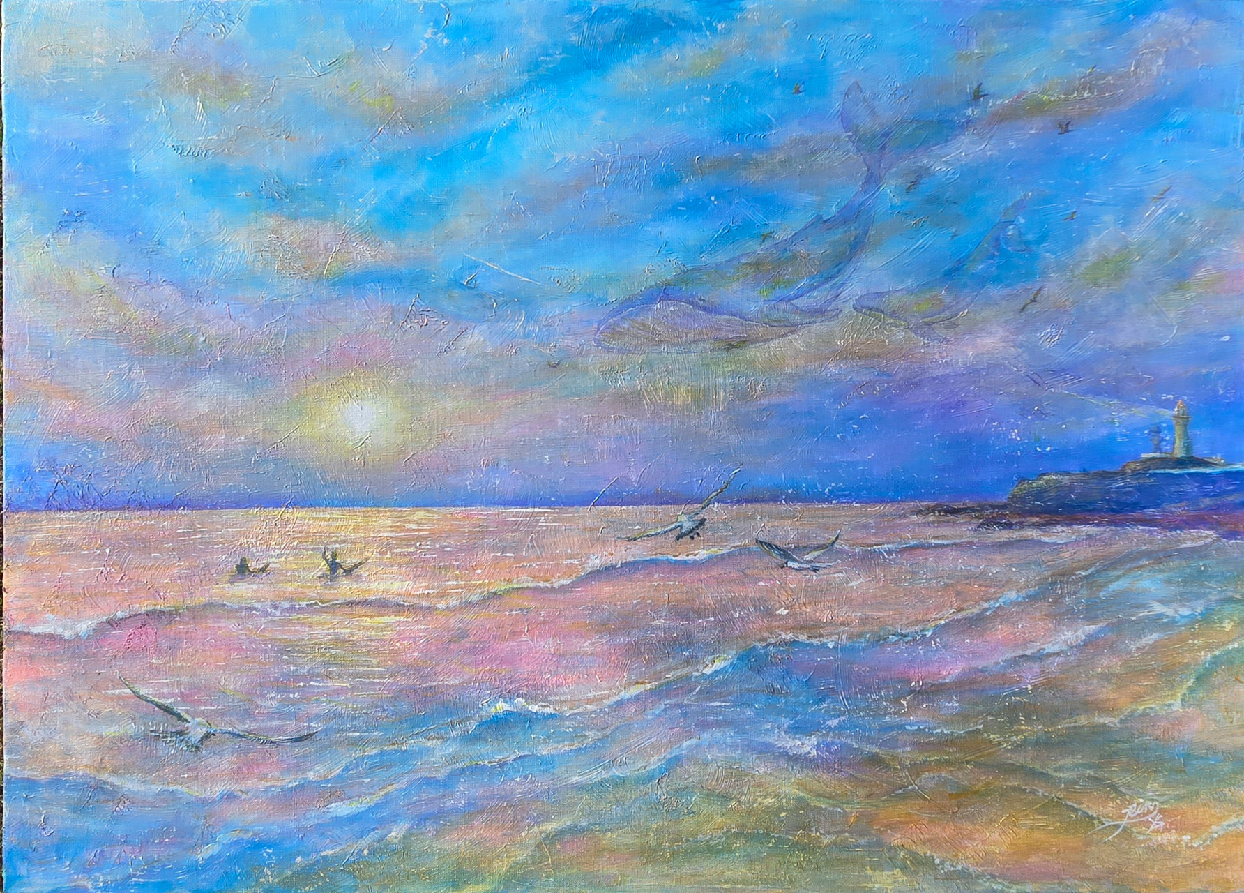 Fanfare - キャンバスにアクリル絵の具 by Rin | aL【アエル】