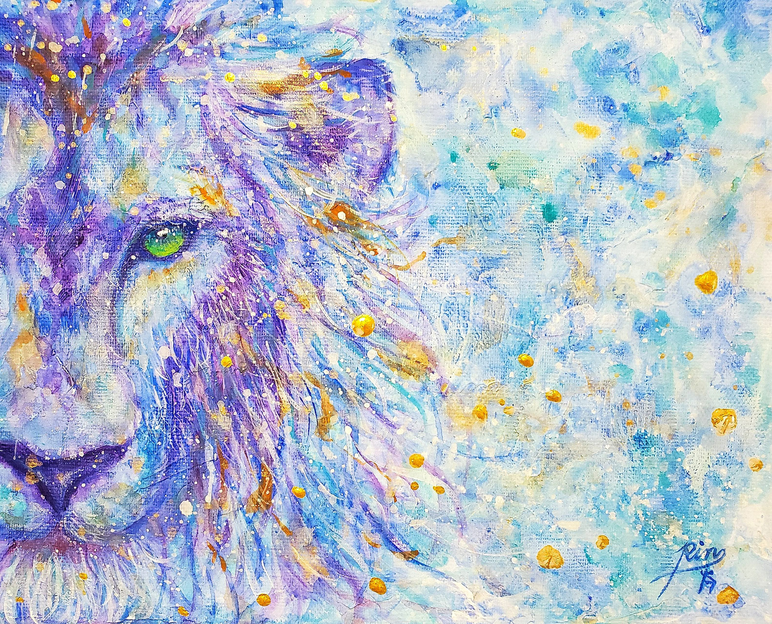 誓い - キャンバスにアクリル絵の具 by Rin | aL【アエル】