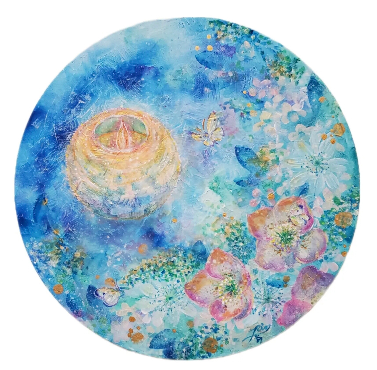 Love Myself - キャンバスにアクリル絵の具 by Rin | aL【アエル】