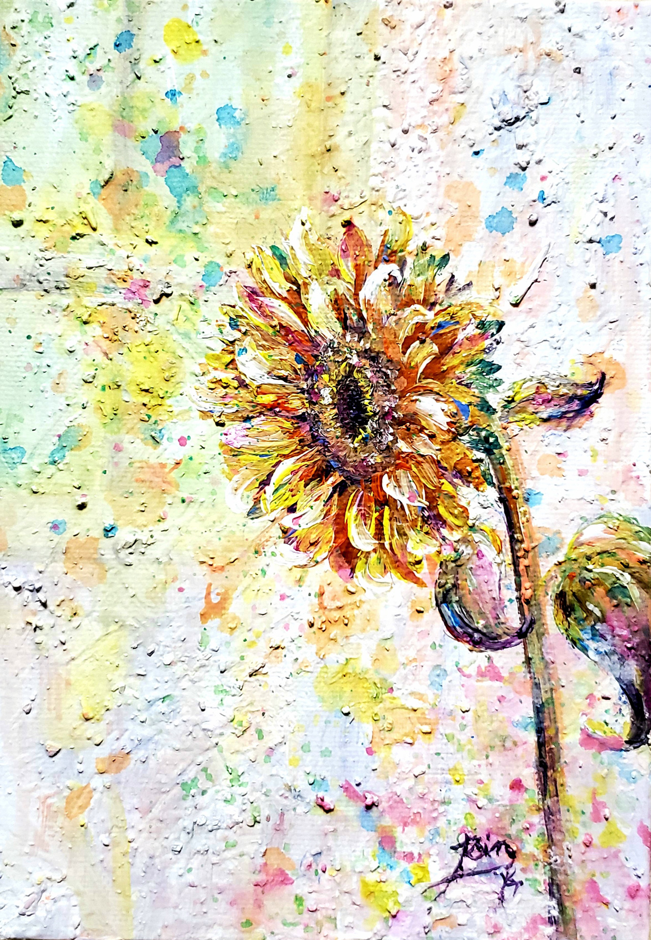 刻の欠片 ～tokinokakera～ - キャンバスにアクリル絵の具、麻雪 by Rin | aL【アエル】