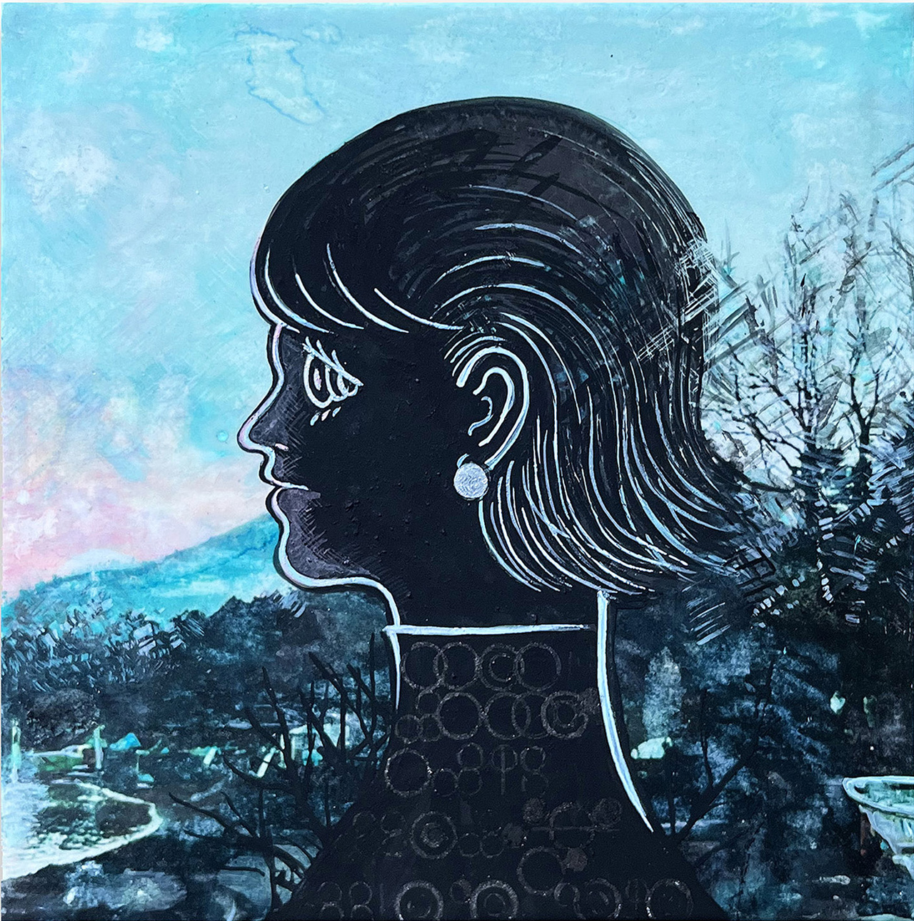 memories no.10 - キャンバス、アクリル絵具、顔料、メディウム、顔料 by ◯hiromi | aL【アエル】