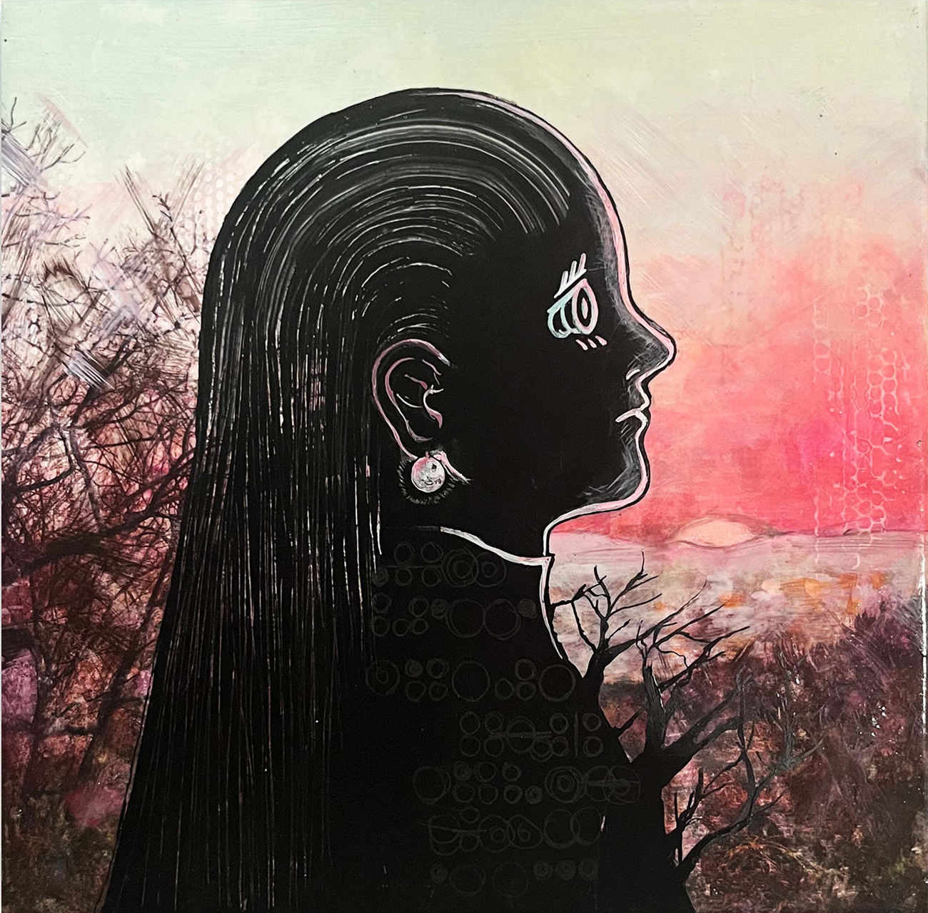 memories no.1 - キャンバス、アクリル絵具、顔料、メディウム、顔料 by ◯hiromi | aL【アエル】