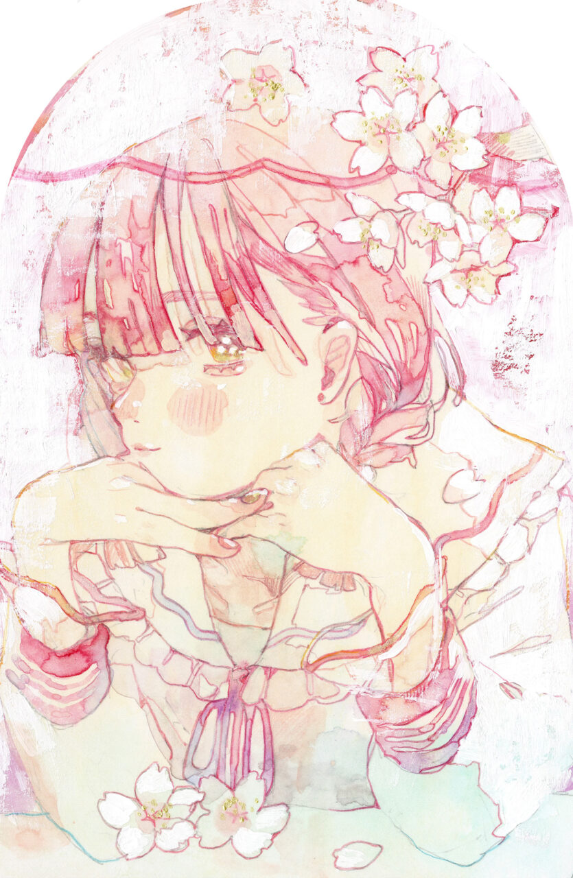 春の窓辺 - 紙に水彩 by オカユウリ | aL【アエル】