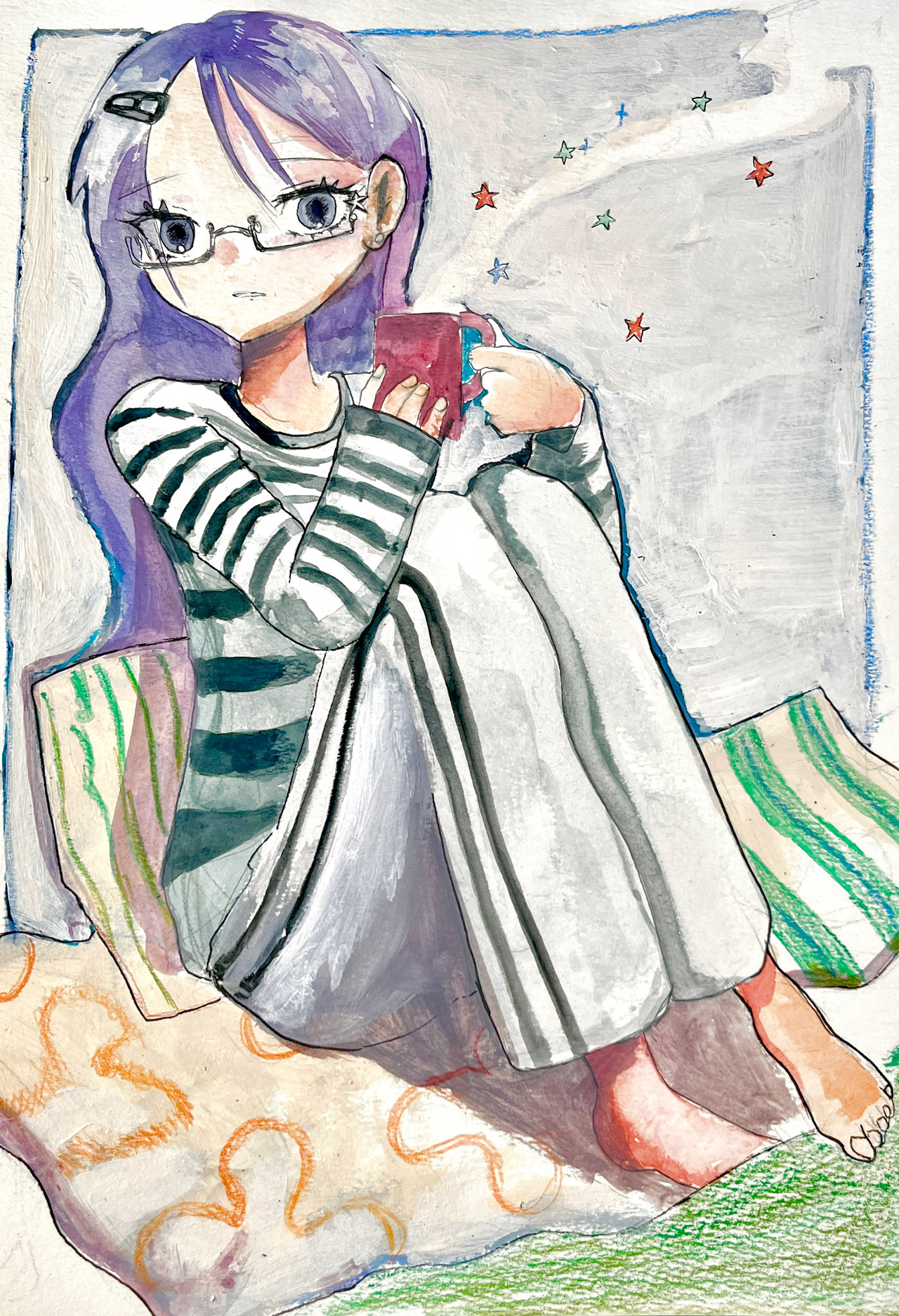 永遠に日曜日 - 紙に水彩 by Otada | aL【アエル】