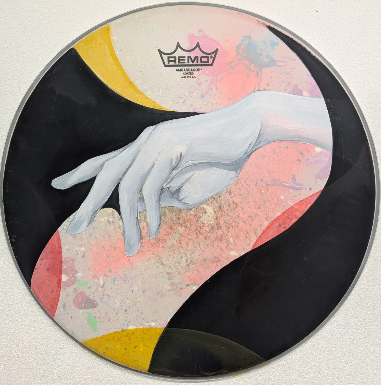 あやとり色彩 - ドラムヘッドにアクリル絵の具 by k:soul:y a.k.a YAN | aL【アエル】