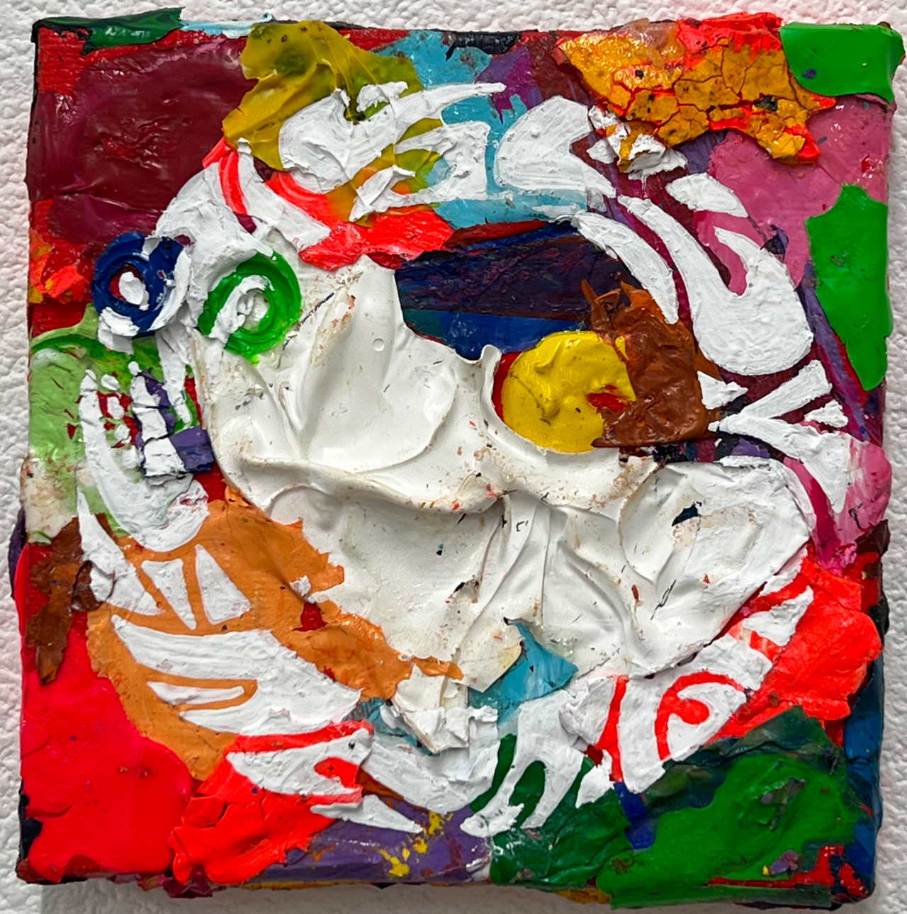 Enso Acrylic Collage 壱 - アクリル絵の具、キャンバス by MADBLAST HIRO | aL【アエル】