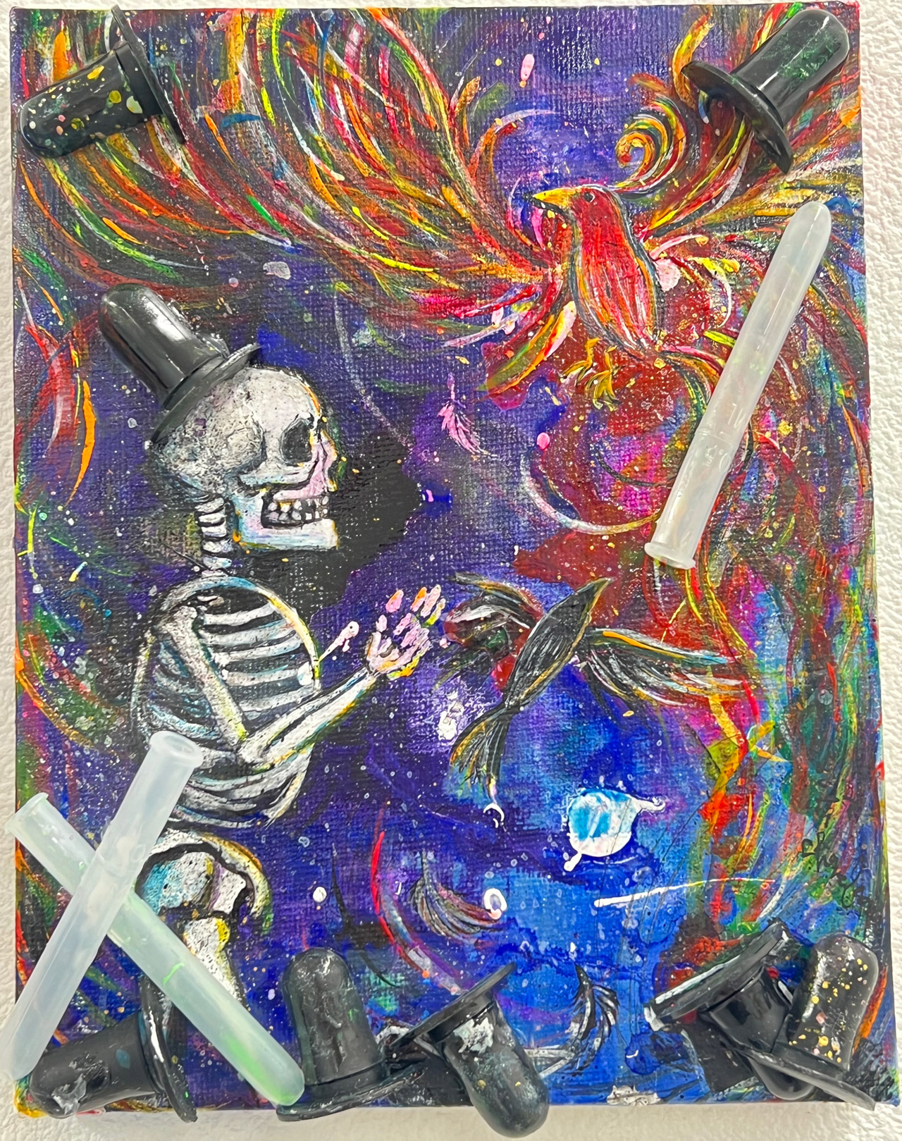 Choose to live - アクリル絵具、ポスカ、炭、スポイト、メディウム by よくばりChameleon. | aL【アエル】