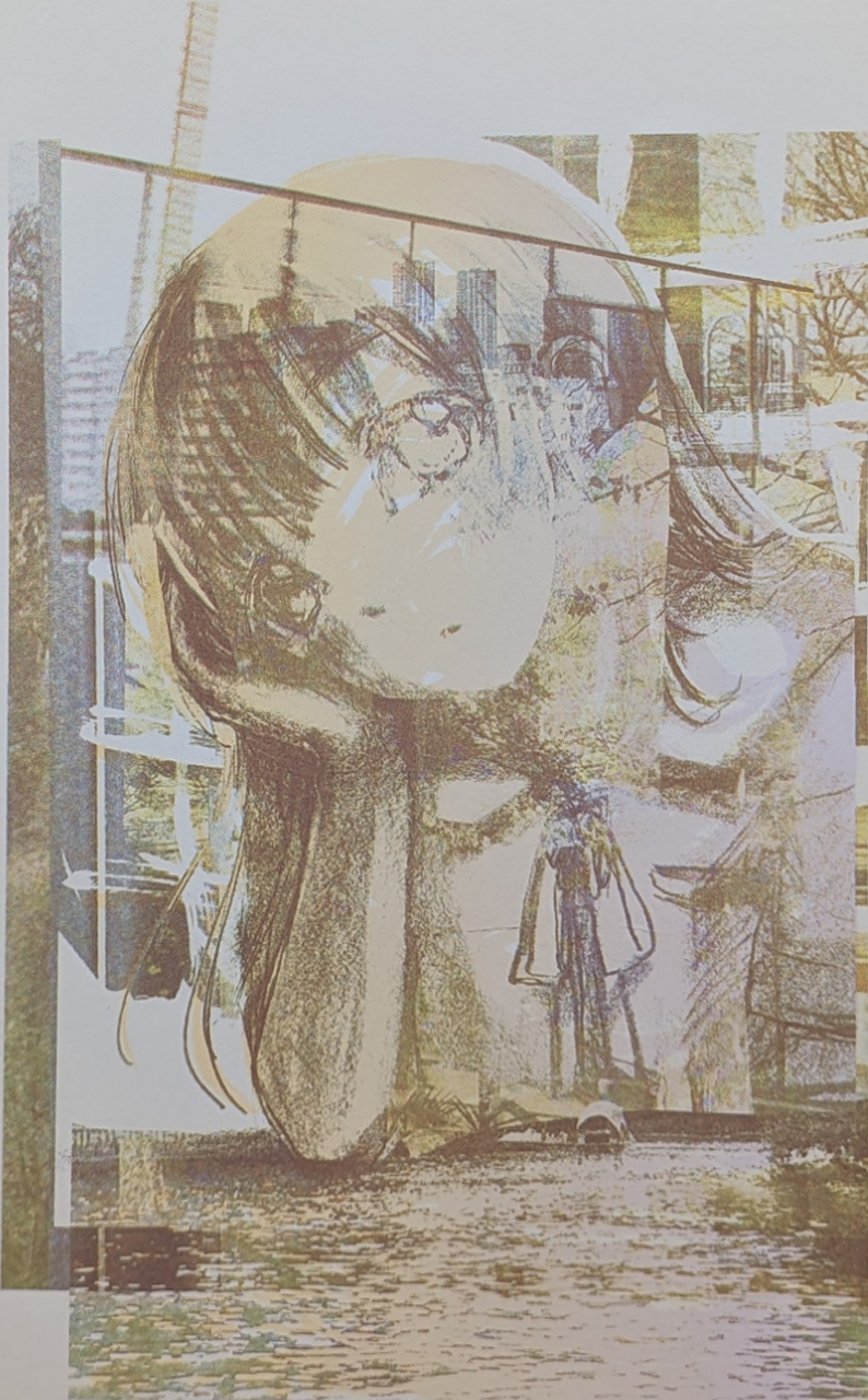 窓辺、向こうにとけこむ｜万 糸吉