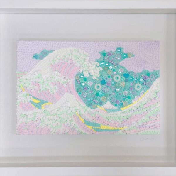 Cream paintingー波ー