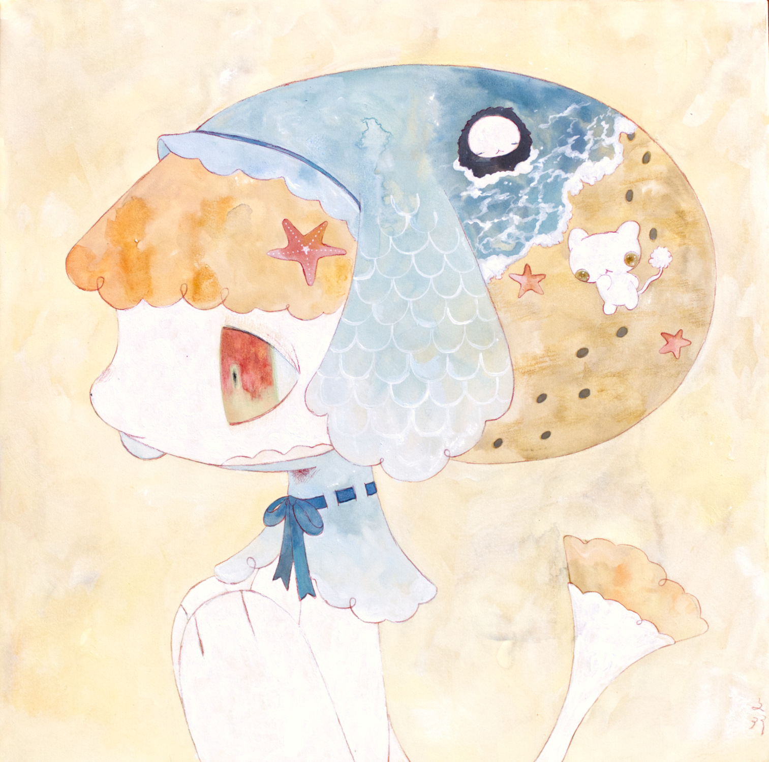 架空の同居(汀の足跡)｜筒井 文那