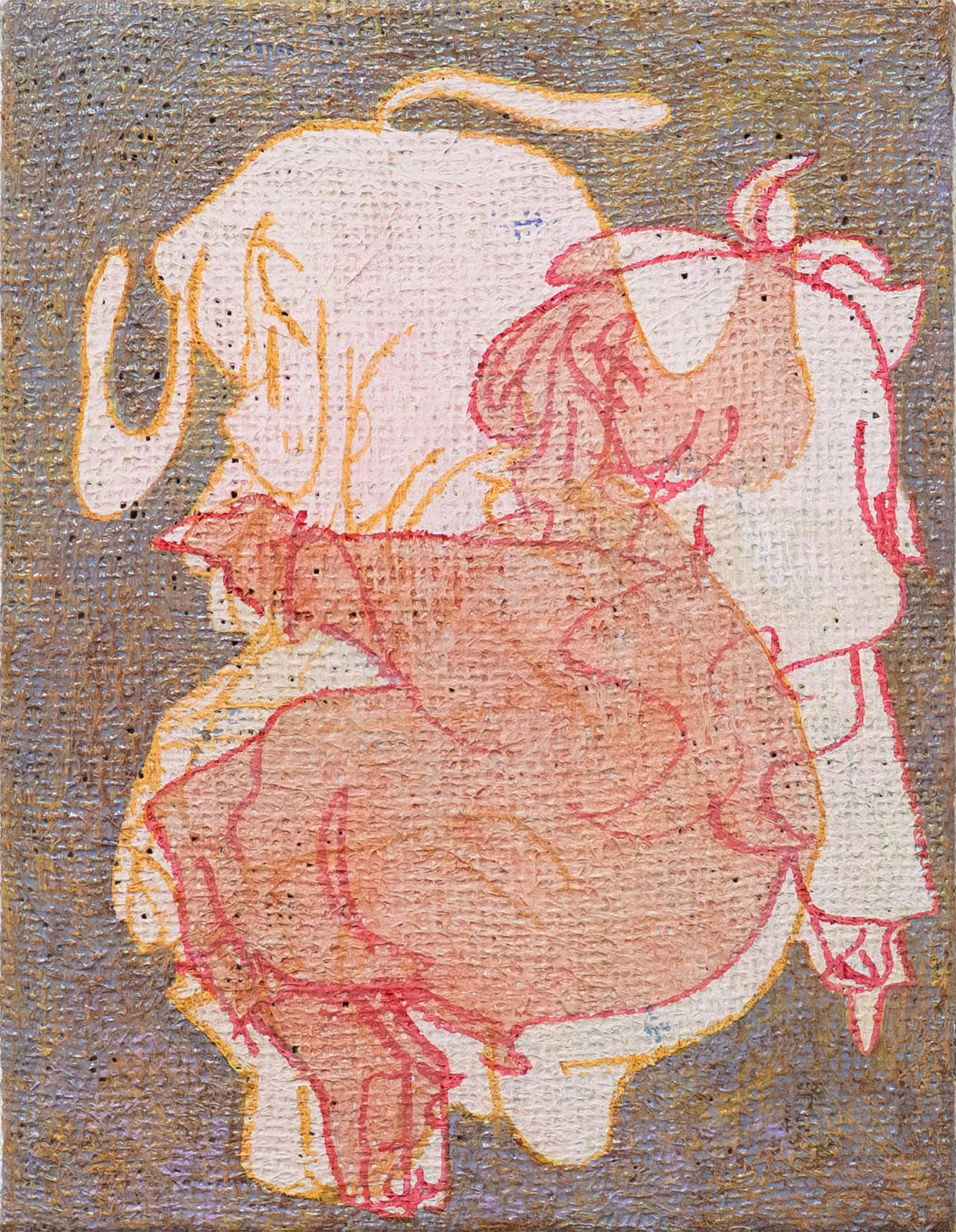 左向きの絵画｜中風 森滋
