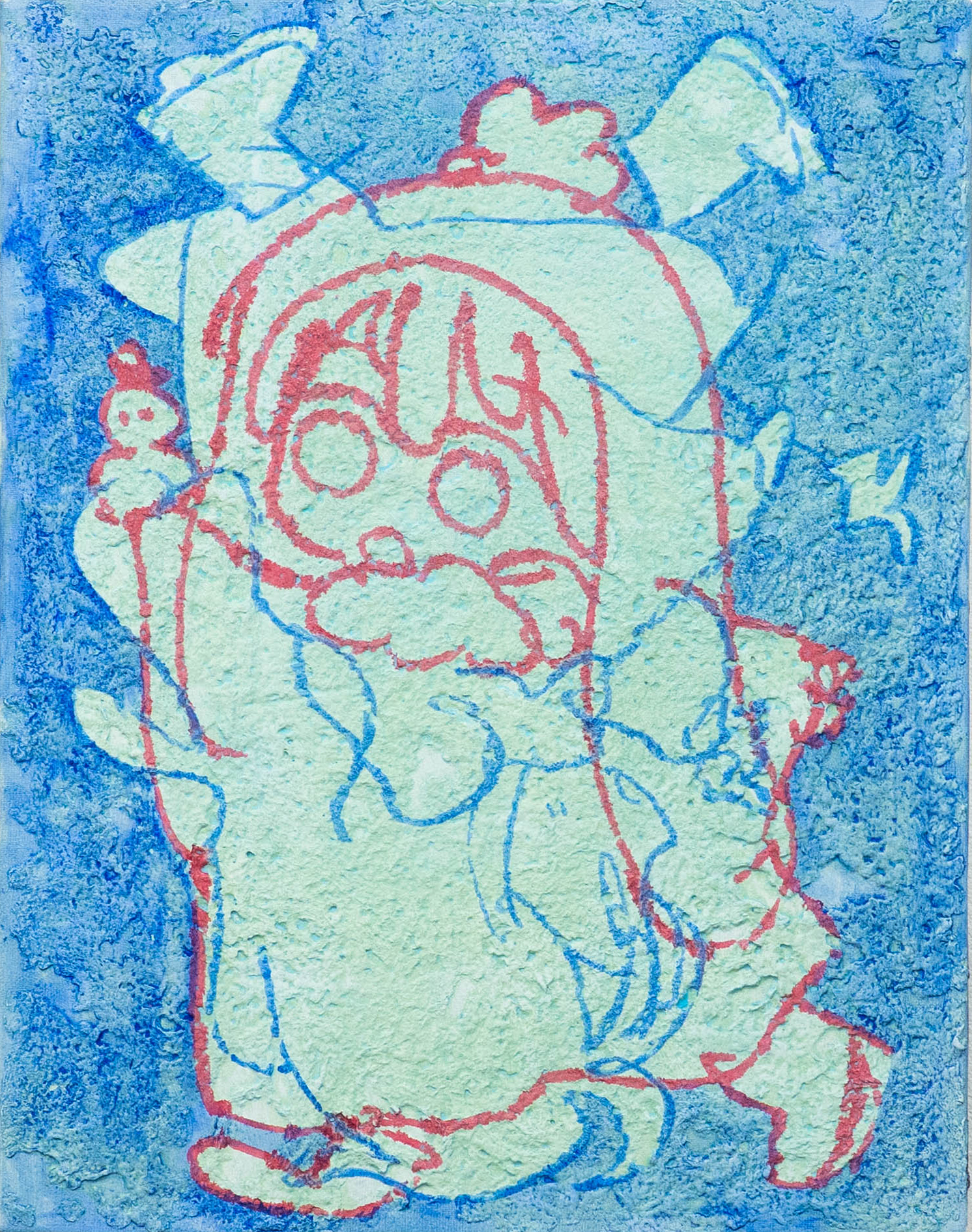 小さな赤と青｜中風 森滋